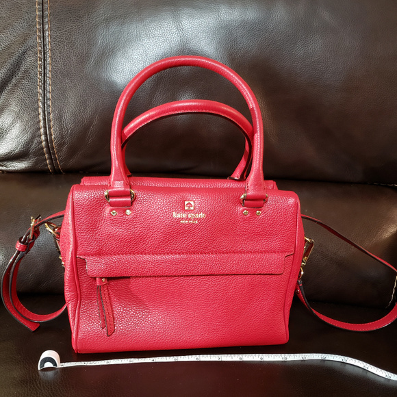 NEW Kate Spade Pebble Leather Satchel/Crossbody - Picture 1 of 8